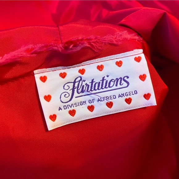 VTG 80s Flirtations by Alfred Angelo Dress S - Picture 4 of 4